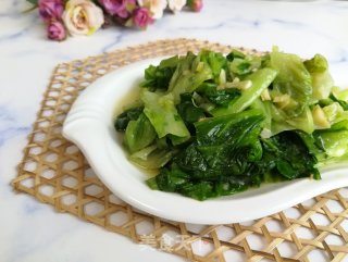 蒜香生菜的做法