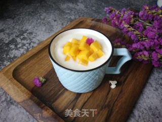 芒果山药风味乳的做法
