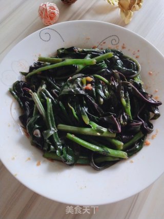 蒜蓉血皮菜的做法