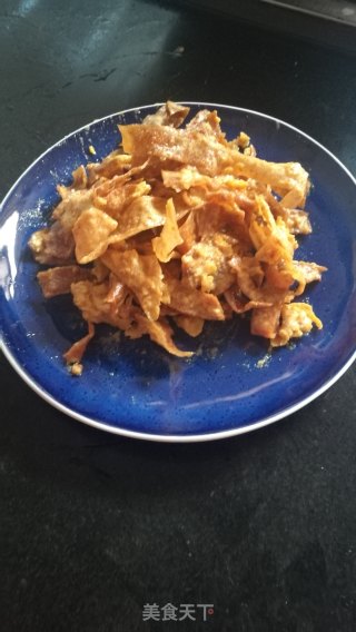 蛋黄焗脆皮的做法