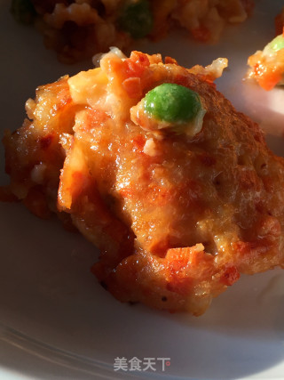 彩色虾饼的做法