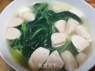 小白菜豆腐汤的做法