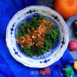 凉拌养心菜
