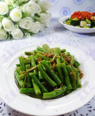 丁香鱼炒带豆的做法