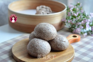黑全麦馒头的做法