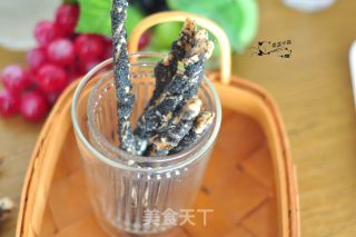 黑芝麻酥条的做法