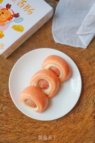 双色芝士肠仔包的做法