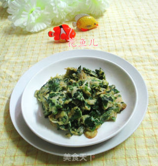 虾皮韭菜摊鹌鹑蛋的做法
