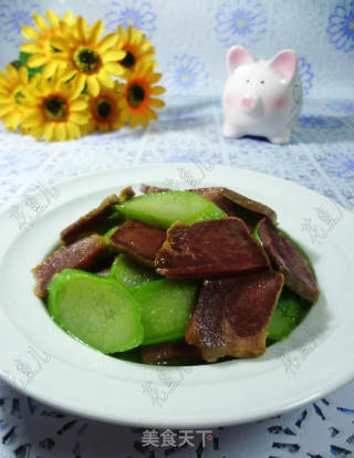芥蓝炒猪舌头的做法