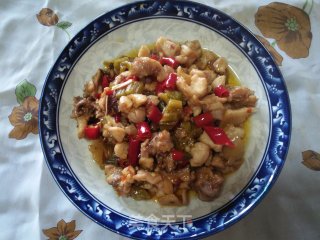 酸菜兔肉的做法