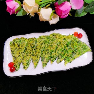 韭菜鸡蛋饼的做法
