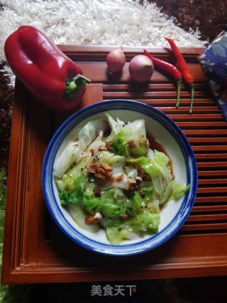 蒜香西生菜的做法