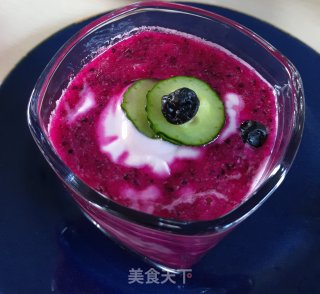 火龙果思慕雪的做法