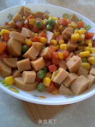 豌豆玉米的做法