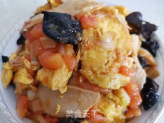 火腿番茄炒饭蛋