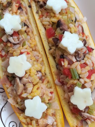 黄金船蛋炒饭的做法