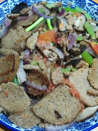 炒窝窝头的做法