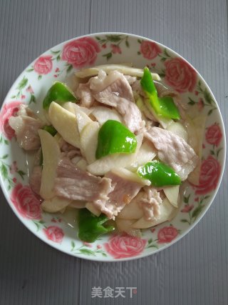 高笋炒肉片的做法