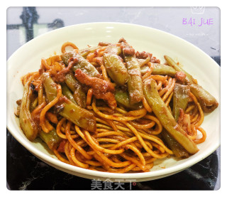 豆角焖面的做法