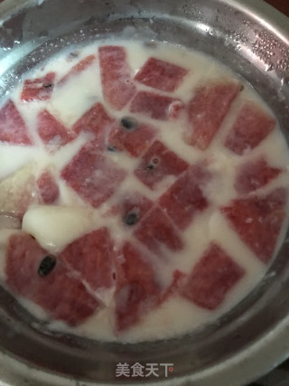 西瓜布丁的做法