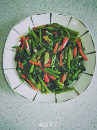 清炒空心菜的做法