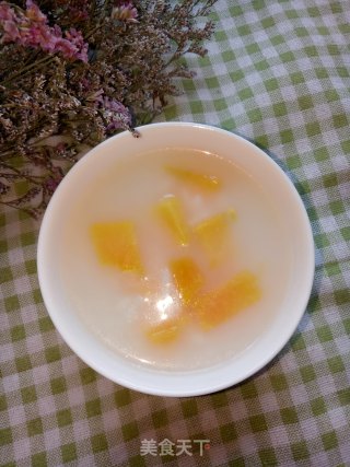 木瓜大米粥的做法