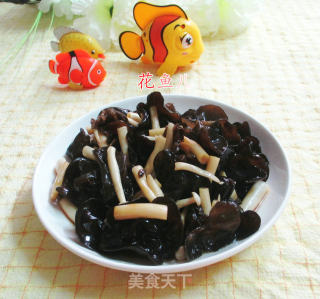 凉拌海鲜菇黑木耳