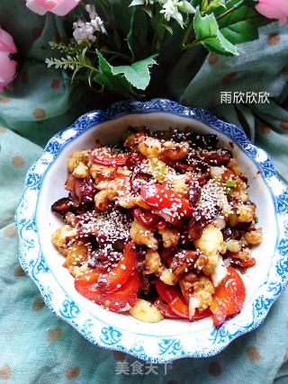 干锅花菜的做法