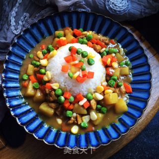 土豆鸡肉咖喱饭的做法