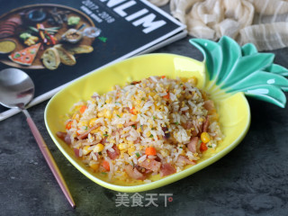 培根炒饭的做法