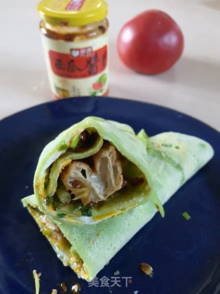 芹菜汁煎饼果子的做法