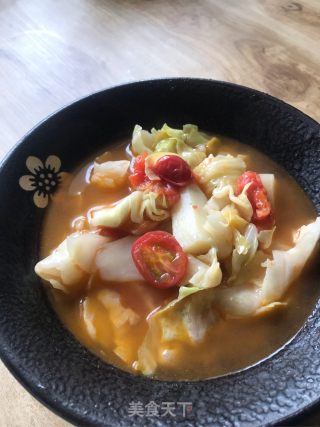 甘蓝土豆番茄汤的做法