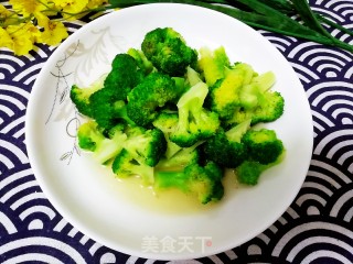 素炒西蓝花的做法