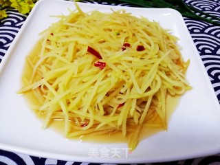 酸辣土豆丝的做法