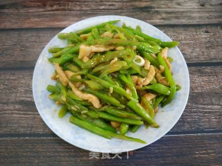 四季豆炒肉的做法