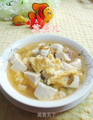 榨蛋豆腐汤的做法