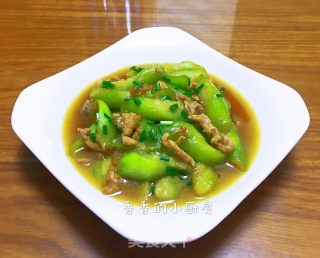 丝瓜炒肉的做法