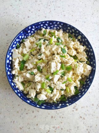 小葱拌豆腐的做法