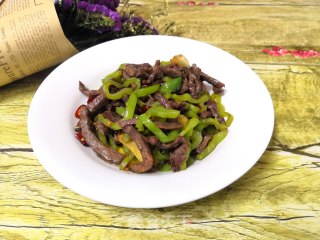 青椒牛肉丝的做法