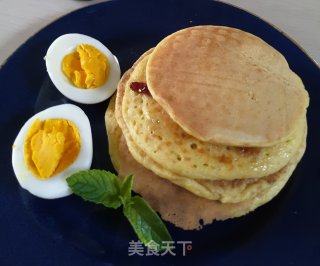 奶香玉米松饼的做法