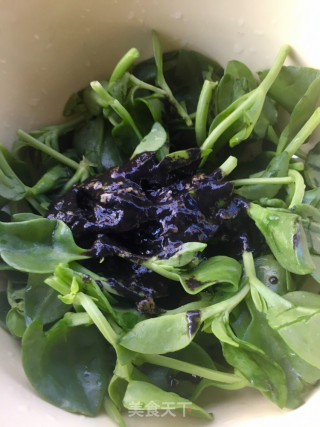 “下酒菜”麻汁心叶日中花的做法