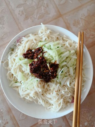 懒人餐黄瓜拌面的做法