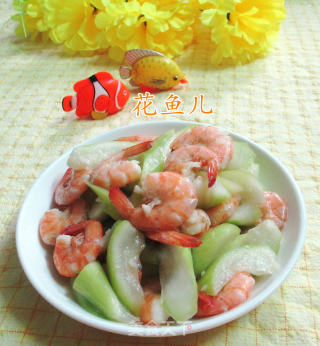 无头虾炒夜开花的做法