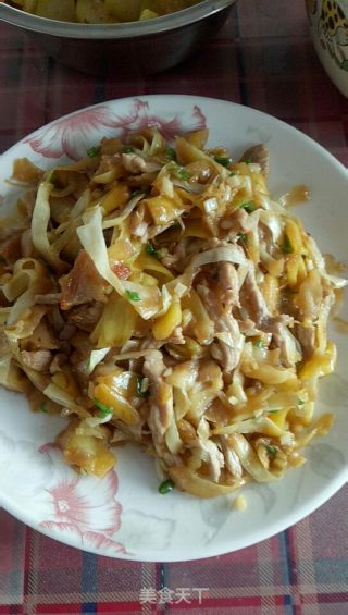 菠萝蜜炒肉的做法
