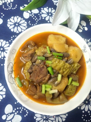 农家焖烧土鸡的做法