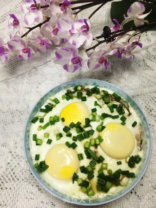 肉饼蒸鸡蛋的做法