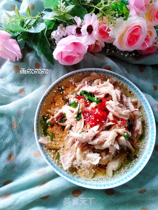 葱油手撕鸡的做法