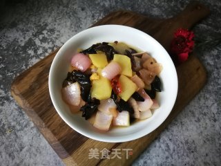 洋葱木耳炒土豆片的做法
