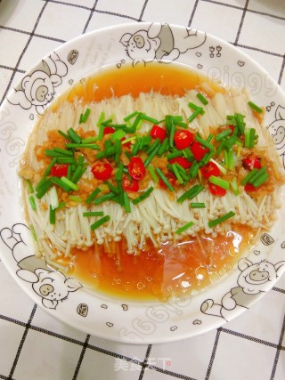 蒜蓉金针菇的做法