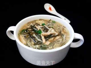 海带肉丝菌菇汤的做法